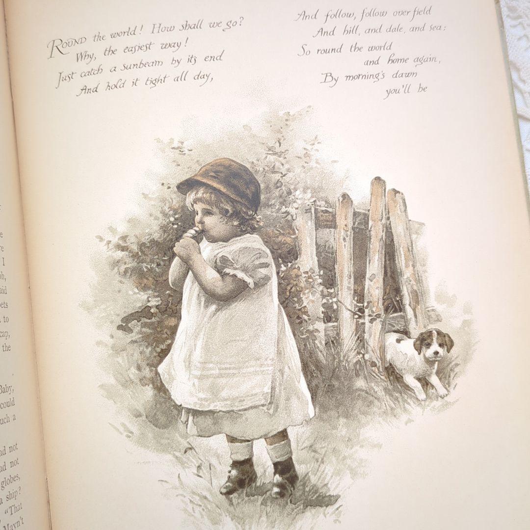 超稀少1891ハリエットベネット絵本 洋書 児童書 アンティーク ヴィクトリアン