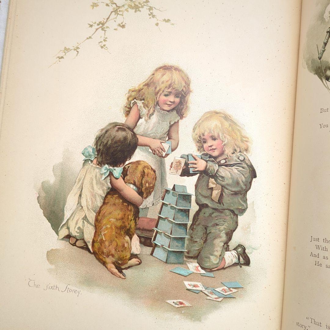 超稀少1891ハリエットベネット絵本 洋書 児童書 アンティーク ヴィクトリアン