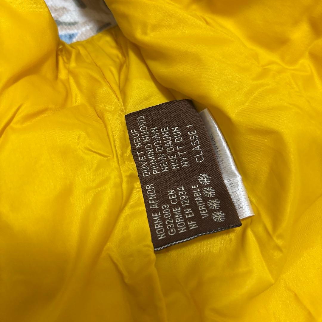 MONCLER イエロー 薄手ダウンベスト M