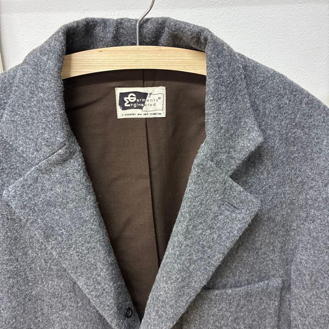 Engineered Garments グレー ウールテーラードジャケット XL