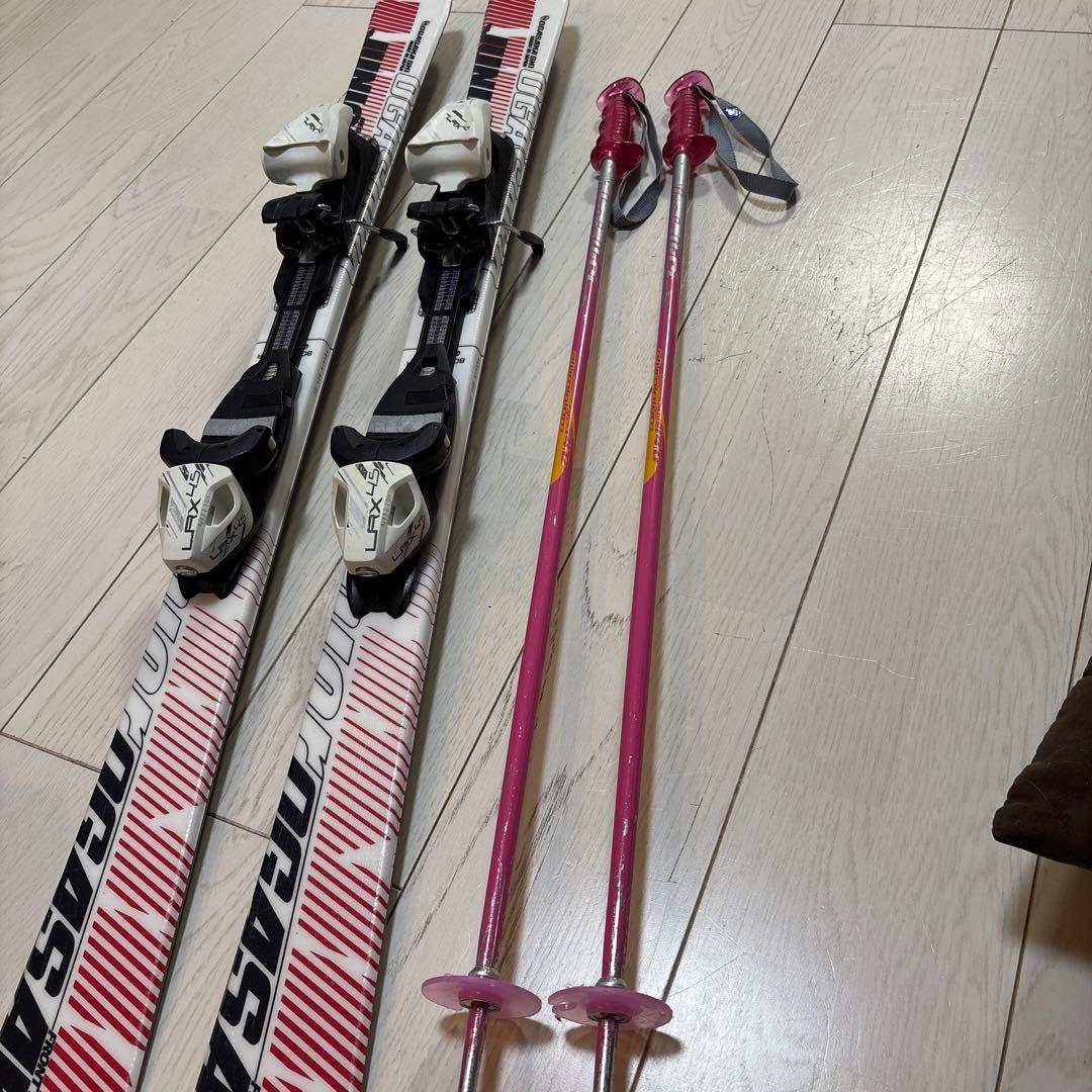 ジュニア スキー板 オガサカ靴ストック3点セット