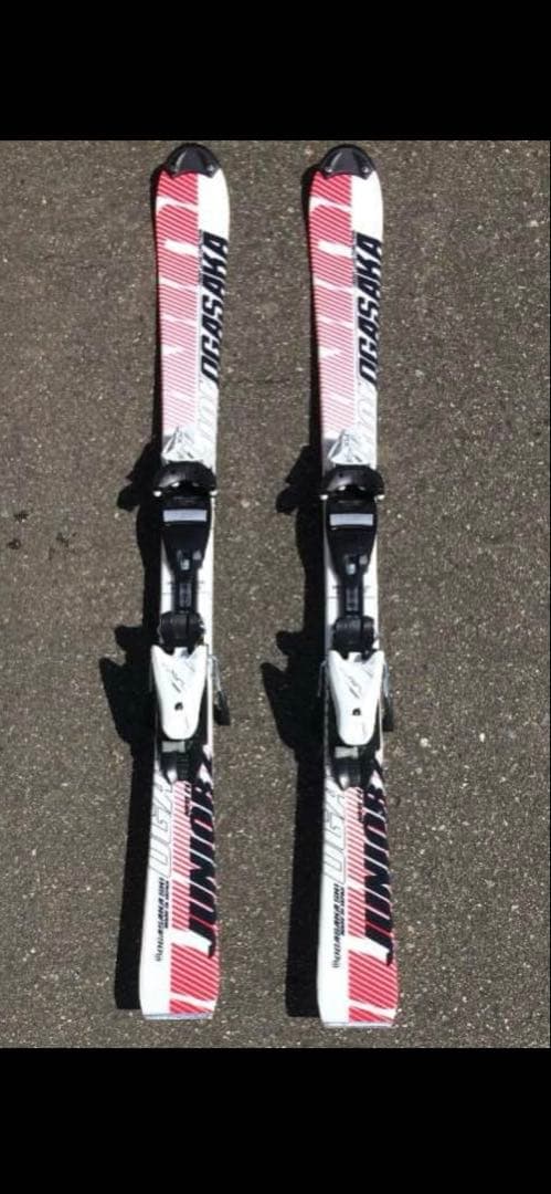 ジュニア スキー板 オガサカ靴ストック3点セット