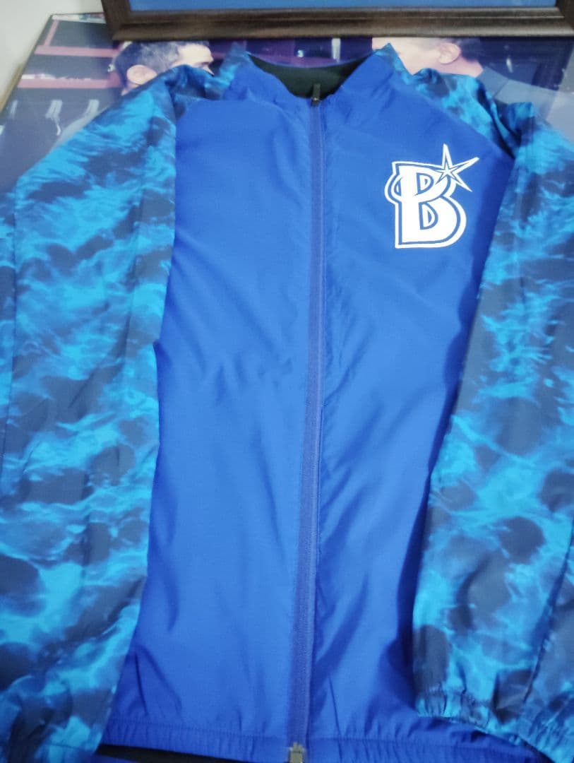 横浜DeNAベイスターズ　NPBロゴマーク付　プロコレジャケット　サイズO
