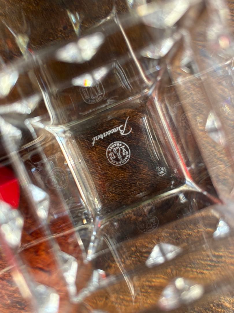 クリスマスに最適！Baccarat クリスタルスタッキング花瓶　元箱付き