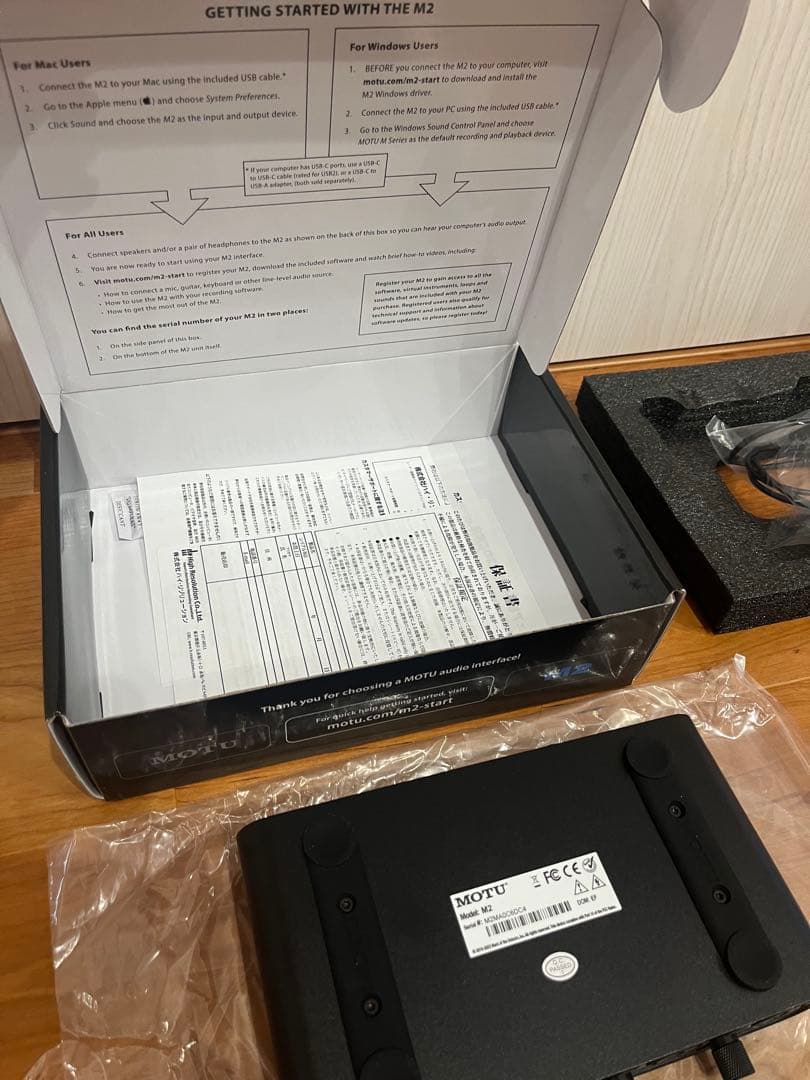 本日のみ値下げ【完品・美品】MOTU M2 オーディオインターフェース