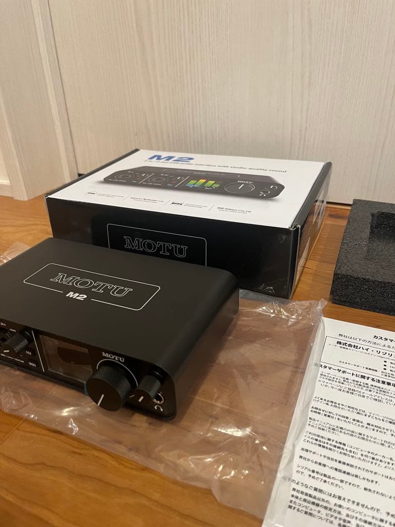 本日のみ値下げ【完品・美品】MOTU M2 オーディオインターフェース
