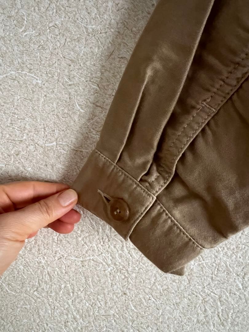 “ヴェリテクール”モールスキンＧジャン・ベージュ