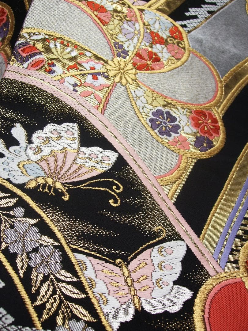 古典柄に牡丹の染め 芥子色 振袖フルセット 成人式 m14