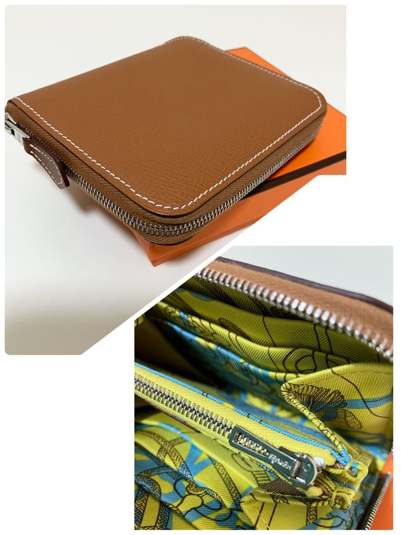 超美品★エルメス アザップ シルクイン コンパクト エプソン Z刻印 正規品