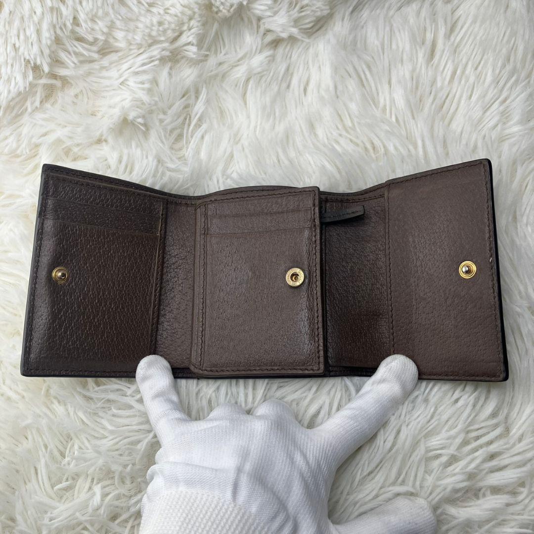 スイカ様✨グッチ　三つ折り財布　オフィディア　マーモント　シェリーライン　PVC