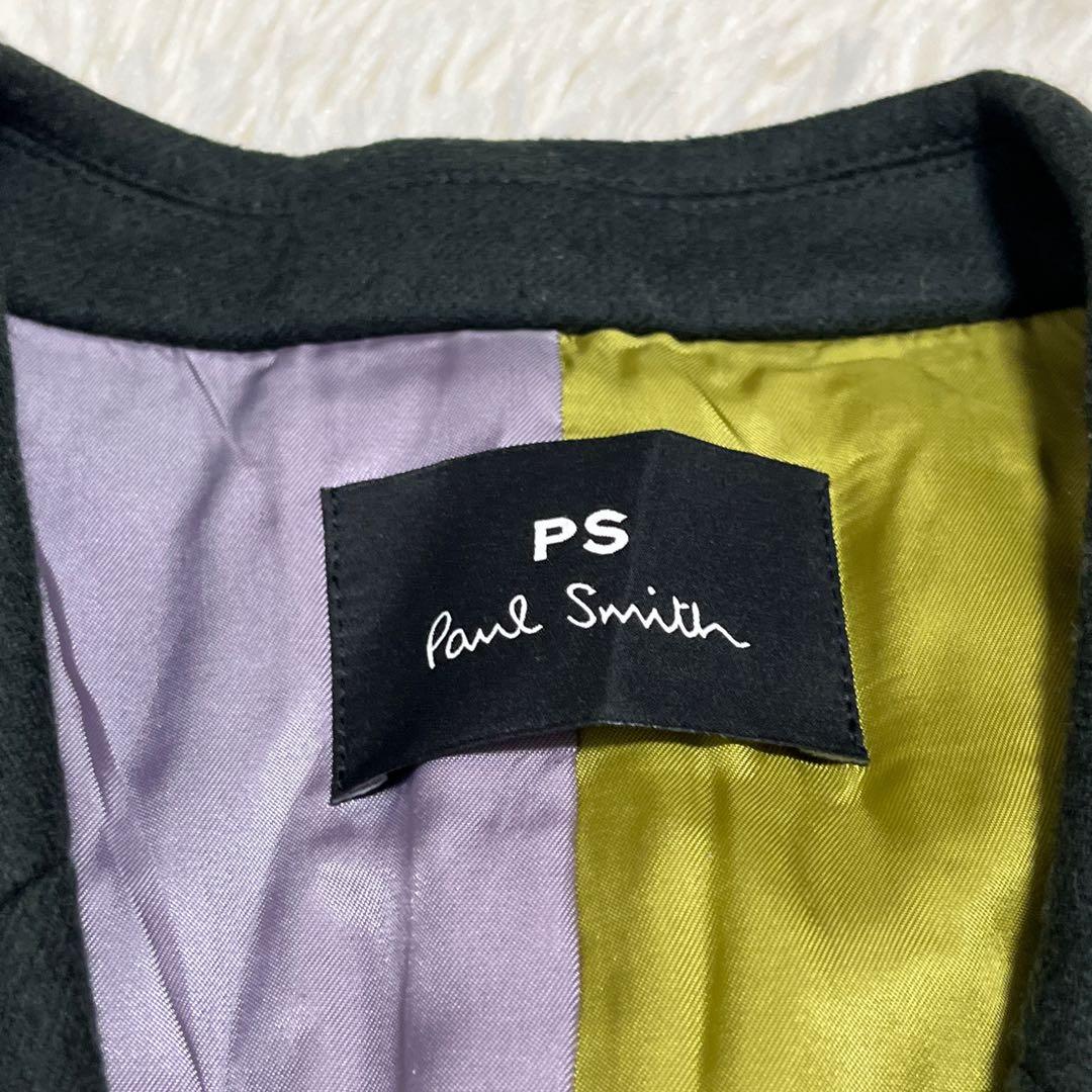 極美品✨ Paul Smith チェスターコート グリーン マルチカラー 2XL