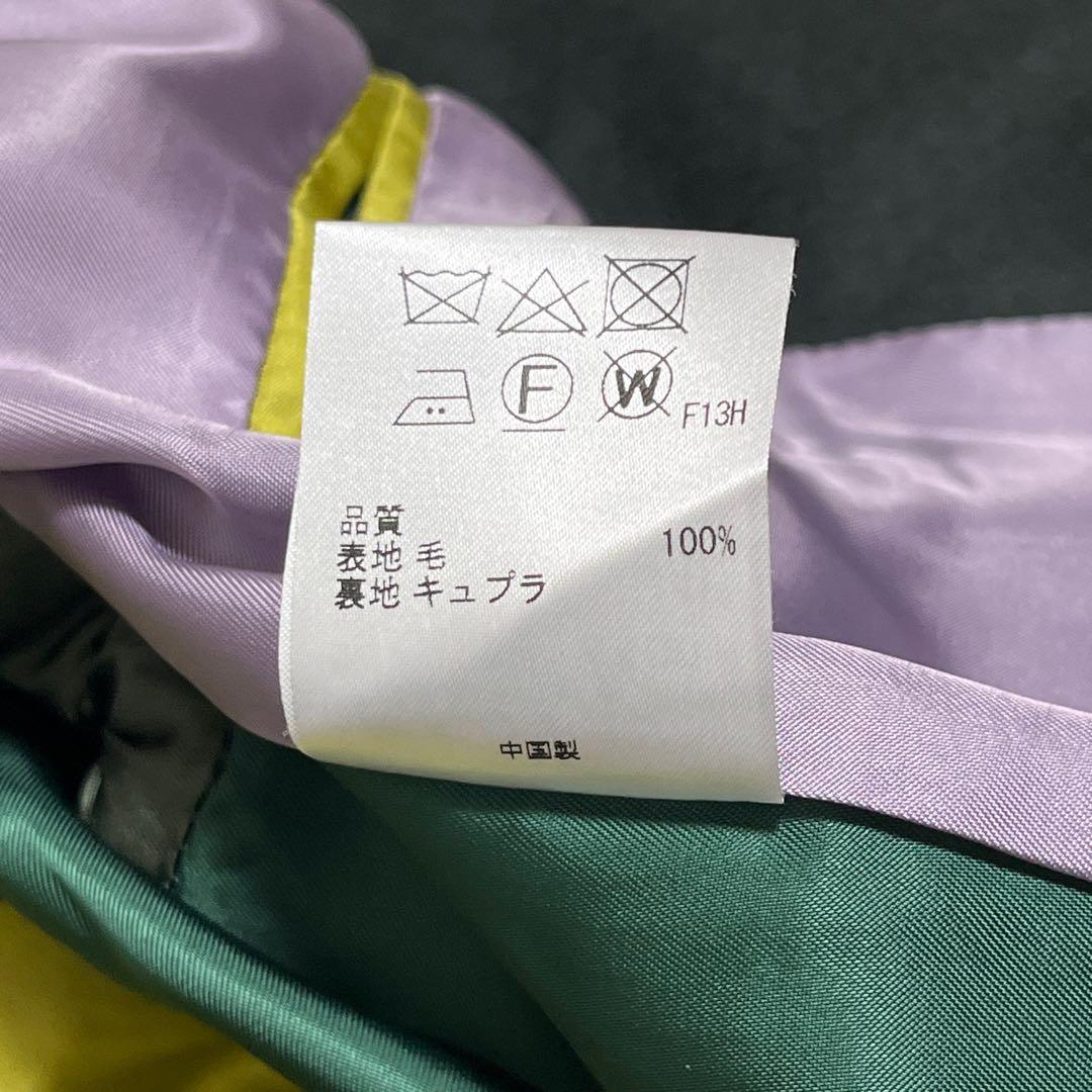 極美品✨ Paul Smith チェスターコート グリーン マルチカラー 2XL
