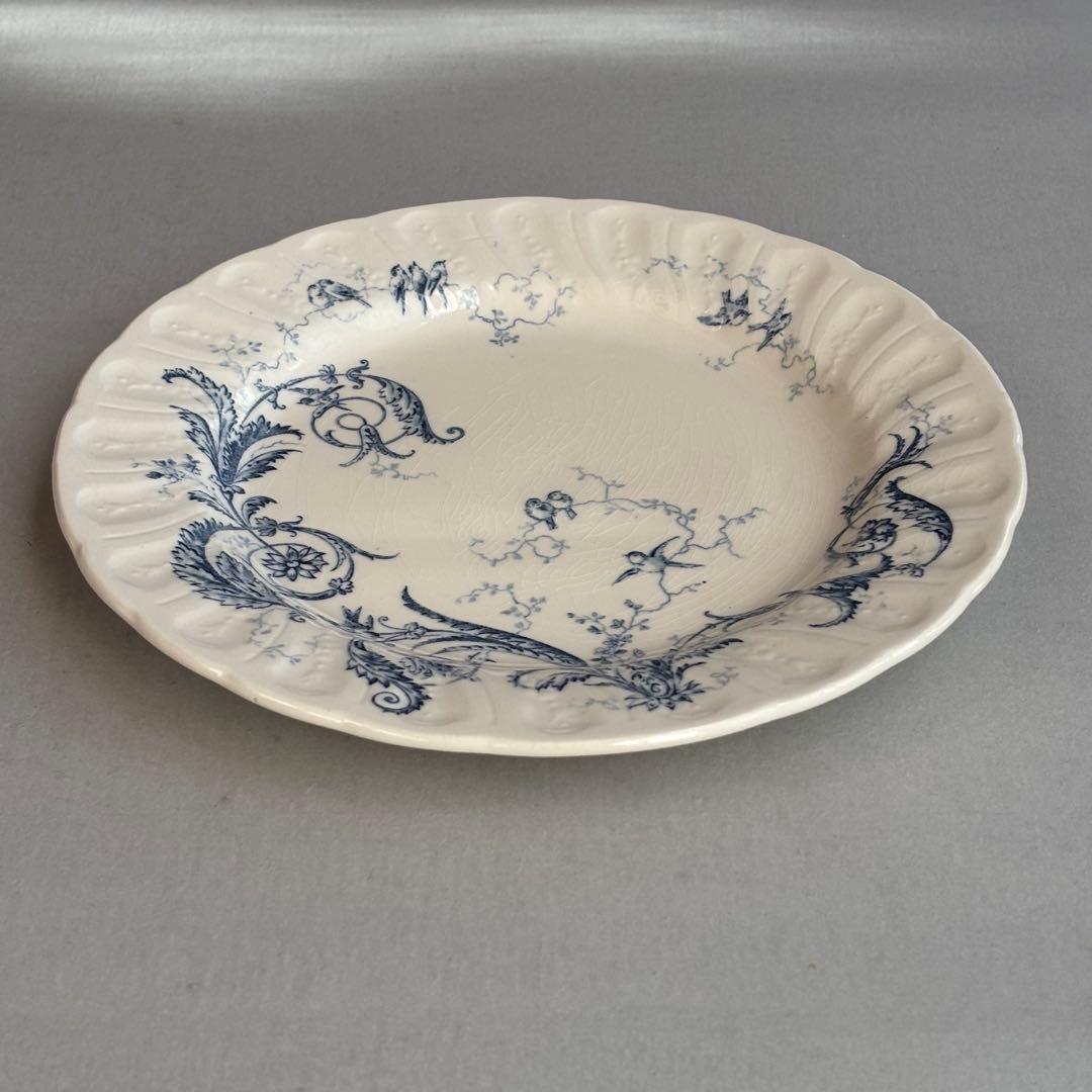 美品 フランスアンティーク ジアンRinceaux ディナープレートC