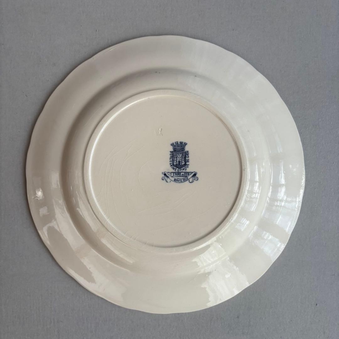 美品 フランスアンティーク ジアンRinceaux ディナープレートC