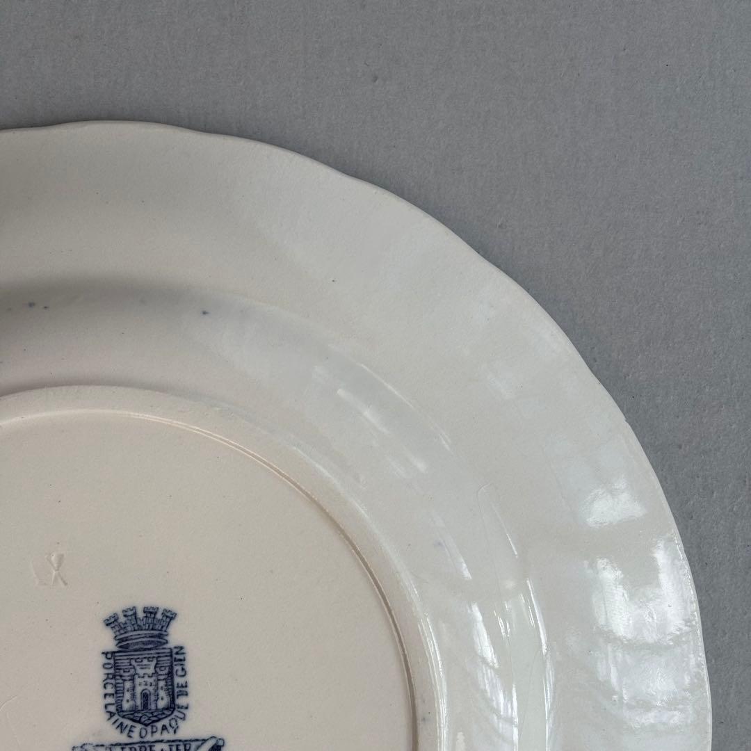 美品 フランスアンティーク ジアンRinceaux ディナープレートC