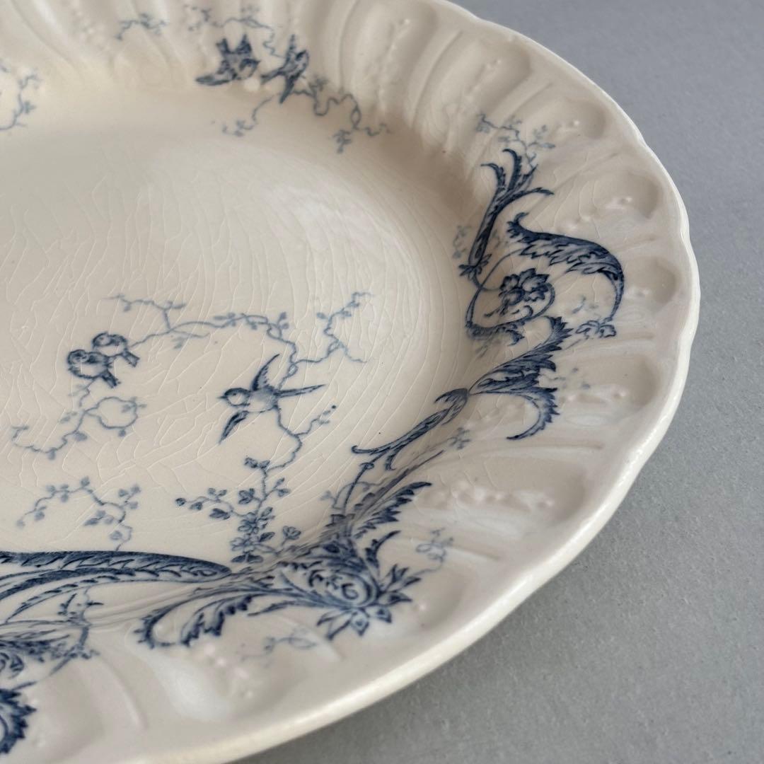 美品 フランスアンティーク ジアンRinceaux ディナープレートC