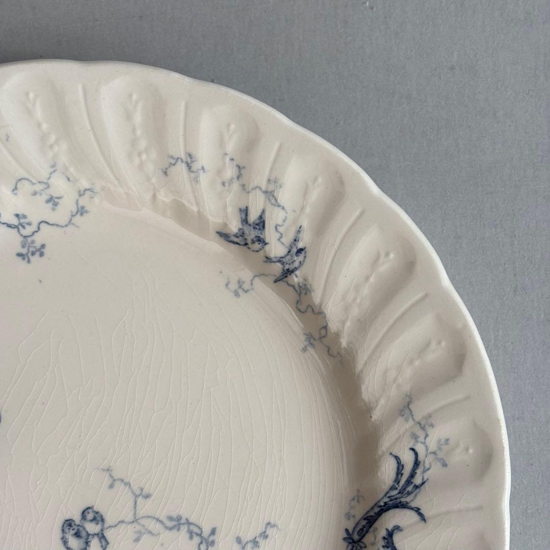 美品 フランスアンティーク ジアンRinceaux ディナープレートC