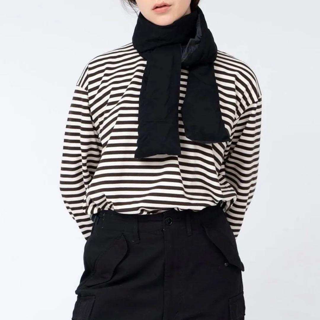 新品 ナナミカ 黒 光電子ダウンマフラー Down Muffler②