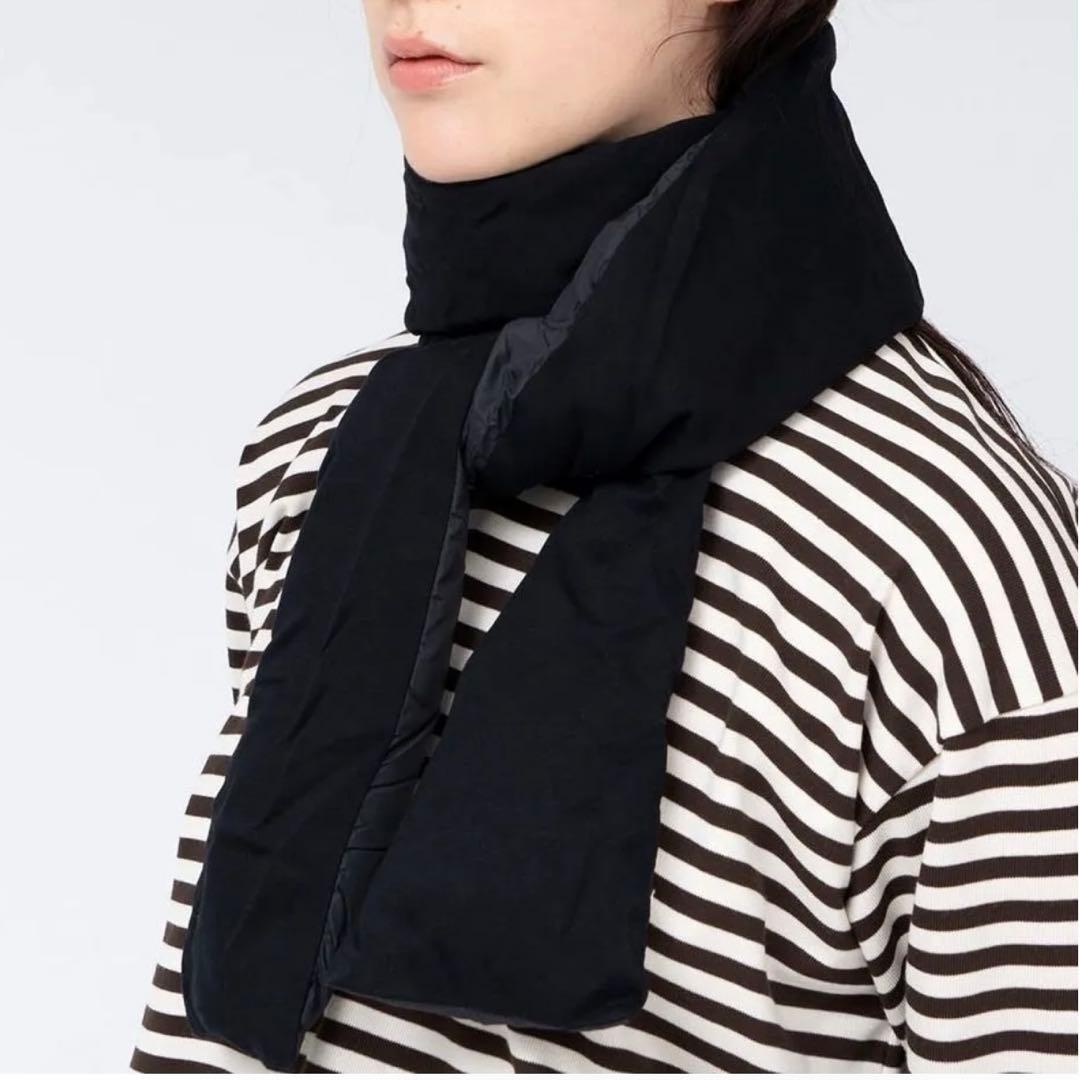 新品 ナナミカ 黒 光電子ダウンマフラー Down Muffler②