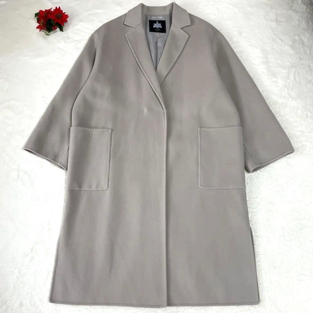 2022年AW スローブイエナ ハミルトン ダブルフェイス ウールロングコート