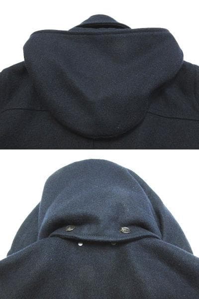 ホネホネ COACH ウール ダッフルコート メンズ Sサイズ 濃紺