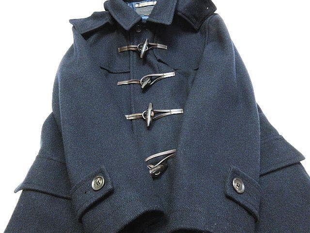 ホネホネ COACH ウール ダッフルコート メンズ Sサイズ 濃紺