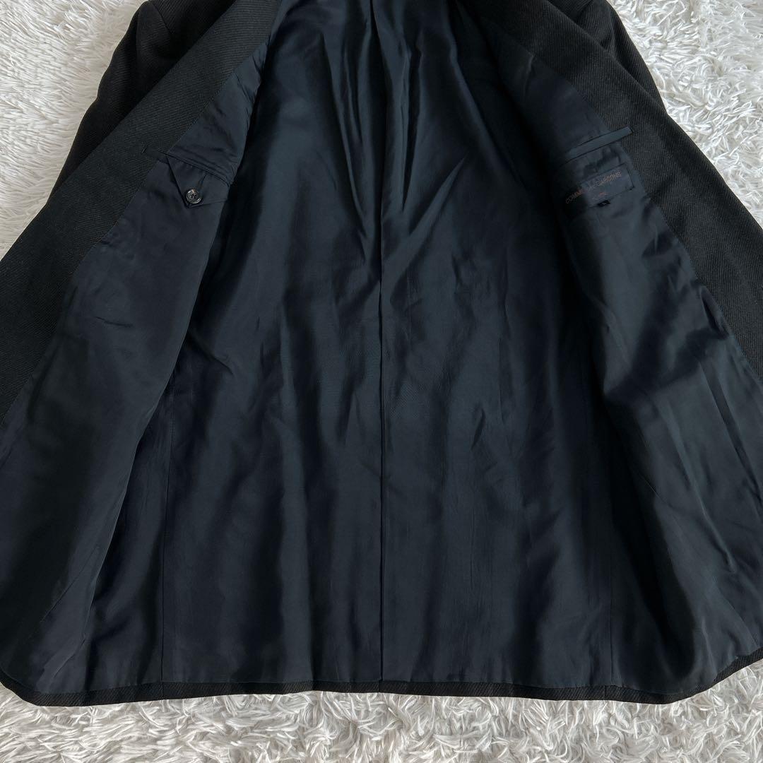 美品 コムデギャルソンオム 田中オム ウールキャバジン テーラードジャケット L