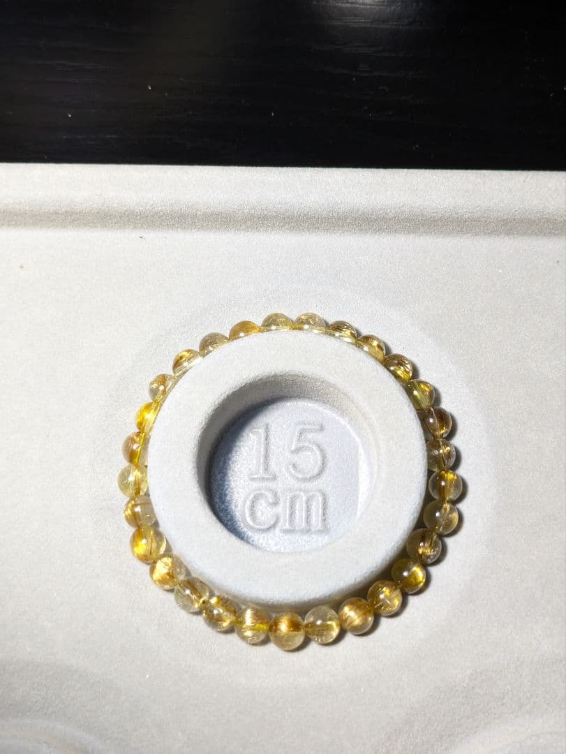 超ハイクオリティ✨ 超透明 金針多数✨ タイチンルチルクォーツブレスレット