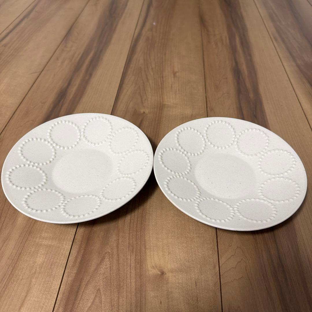 ミナペルホネン　プレート　Sサイズ　ホワイト　2枚