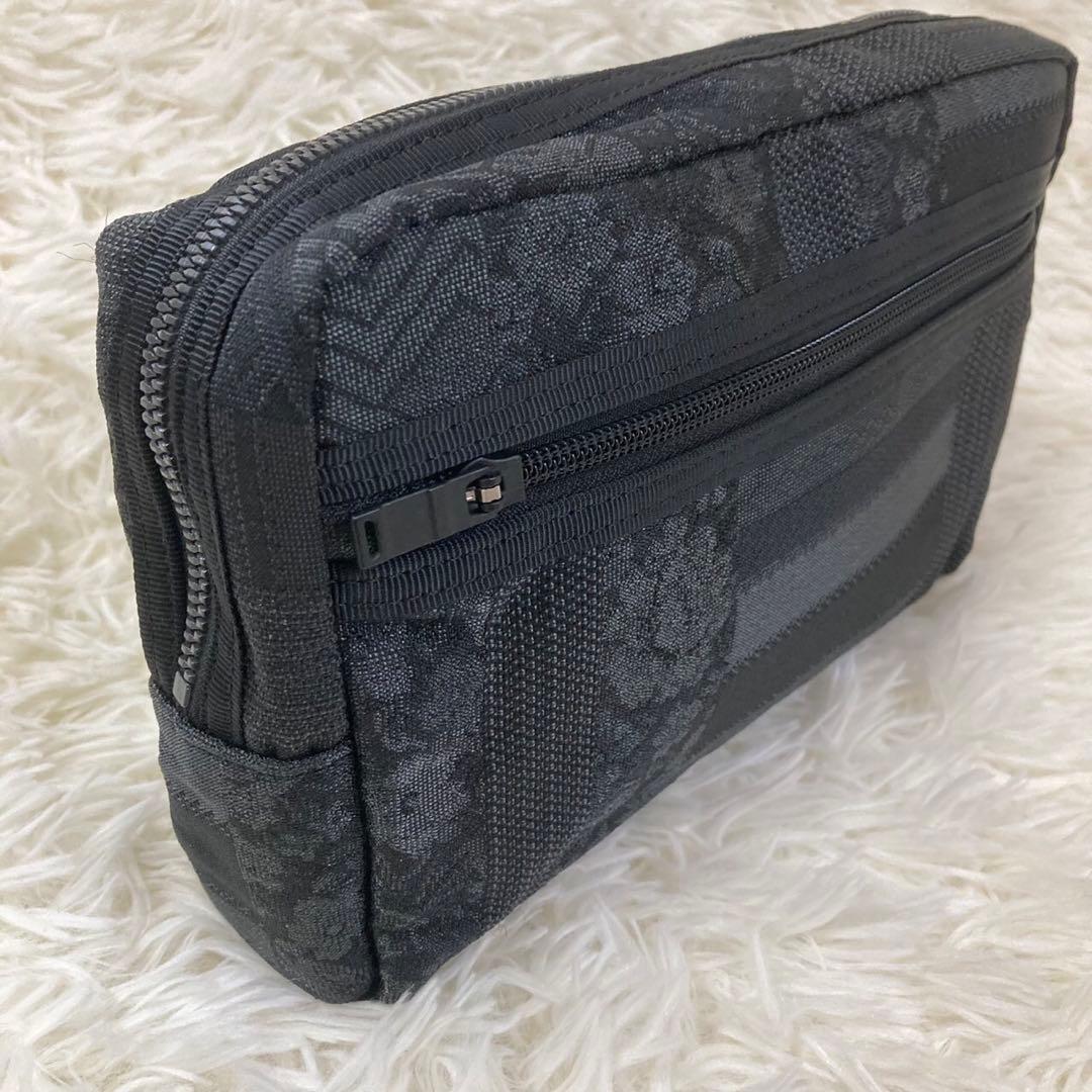 【極美品】PORTER ポーター VERVE ヴァーヴ ポーチ ブラック 総柄