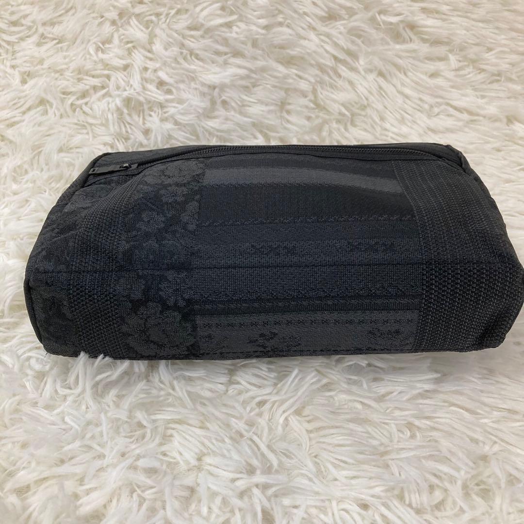 【極美品】PORTER ポーター VERVE ヴァーヴ ポーチ ブラック 総柄