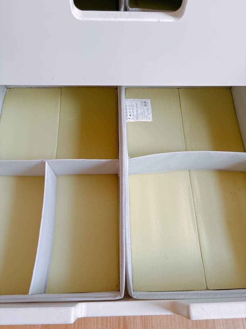 IKEA ホワイト チェスト 収納 引き出し式ストゥヴァ グルンドリグSTUVA