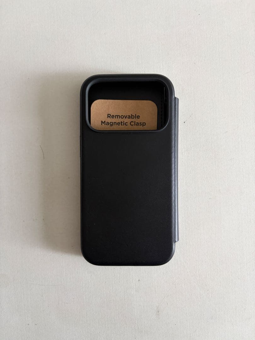 NOMAD FOLIO CASE iPhone 17 Pro 手帳型ケース 黒