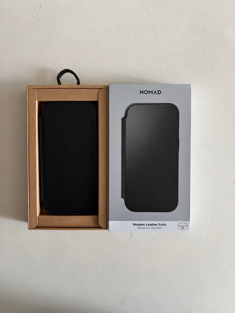 NOMAD FOLIO CASE iPhone 17 Pro 手帳型ケース 黒