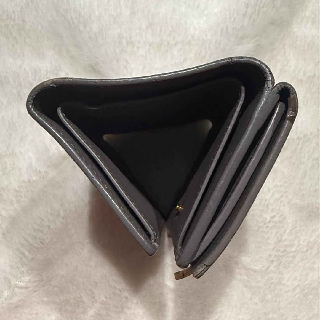SAINT LAURENT　オリガミタイニーウォレット　三つ折り財布　ミニ財布