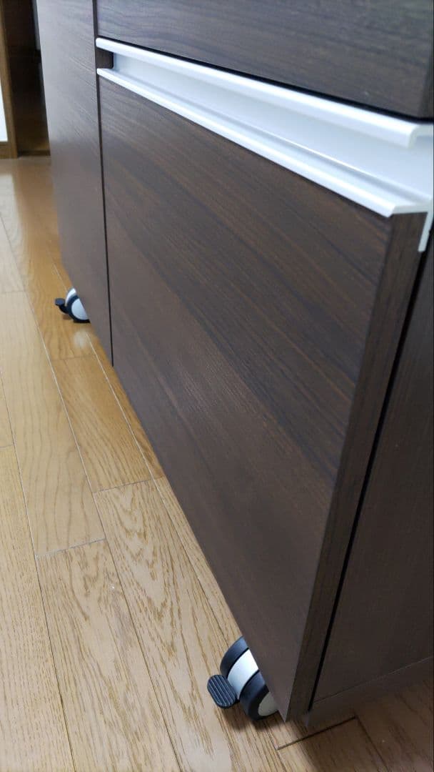 【美品】キャスター付きカウンターワゴン　幅90cm