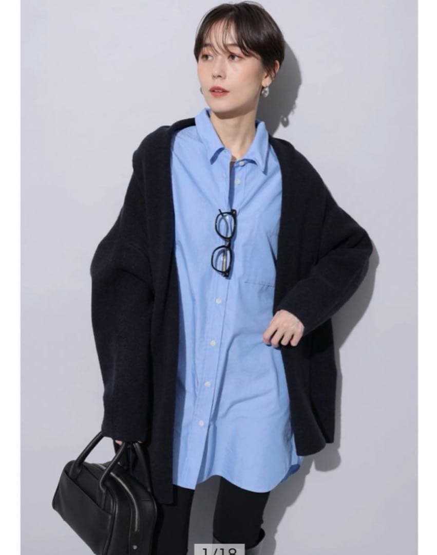 新品タグ付き❗️ブークレトッパーニットコートアルページュストーリー