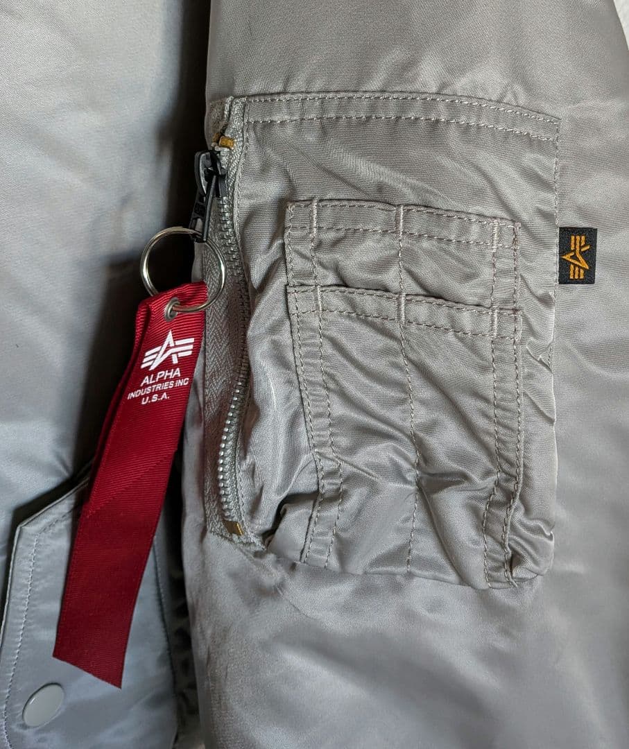 ALPHA　MA-1　ボンバージャケット　フライトジャケット　ブルゾン　Ｌサイズ