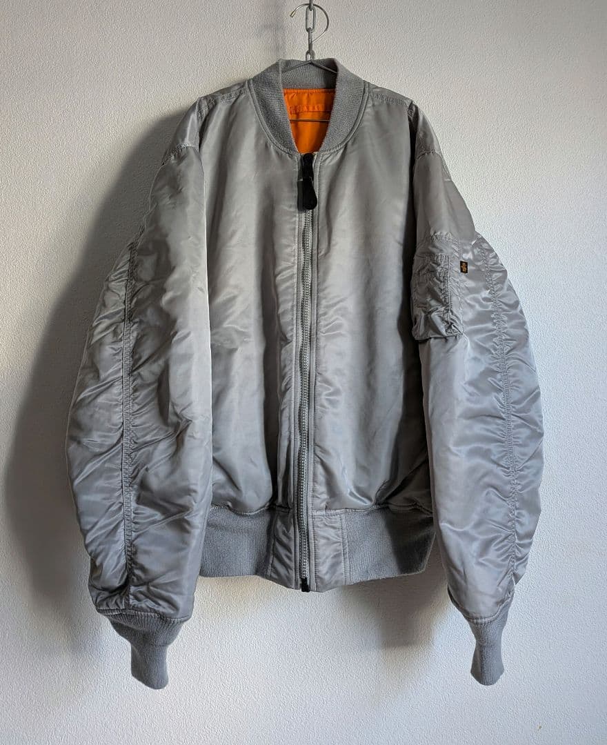 ALPHA　MA-1　ボンバージャケット　フライトジャケット　ブルゾン　Ｌサイズ