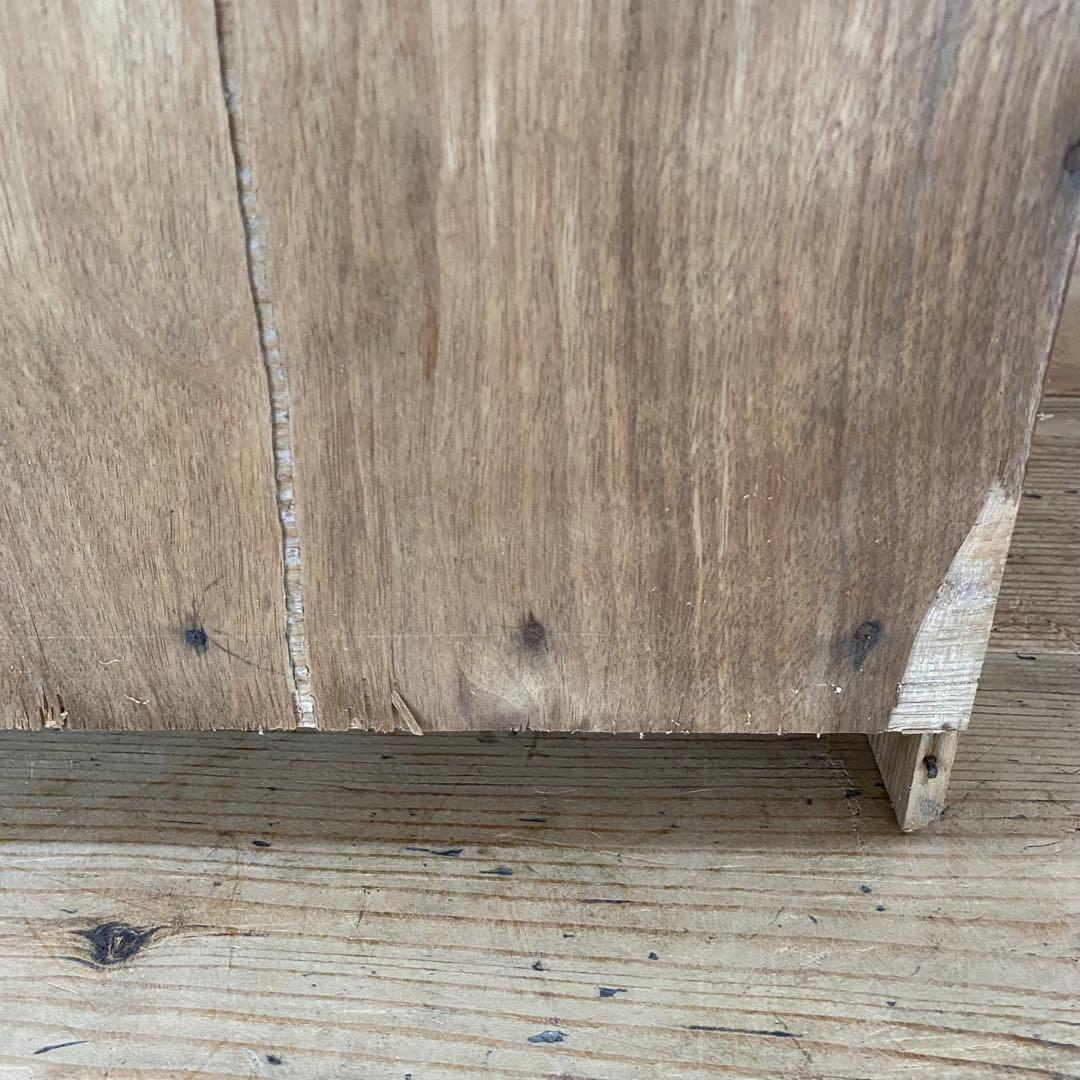 アンティーク ガラス 戸棚 キャビネット 食器棚 本棚 飾り棚 無塗装z