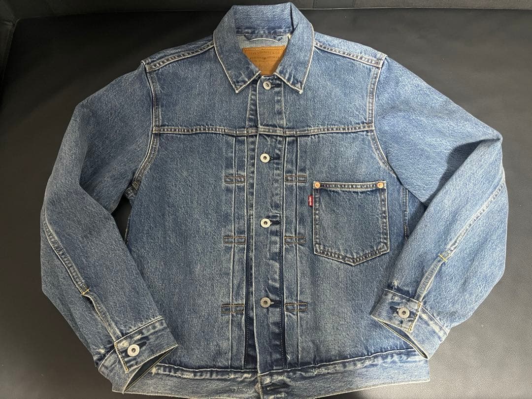 リーバイス TYPE I デニムジャケットミディアムインディゴSTONEWASH
