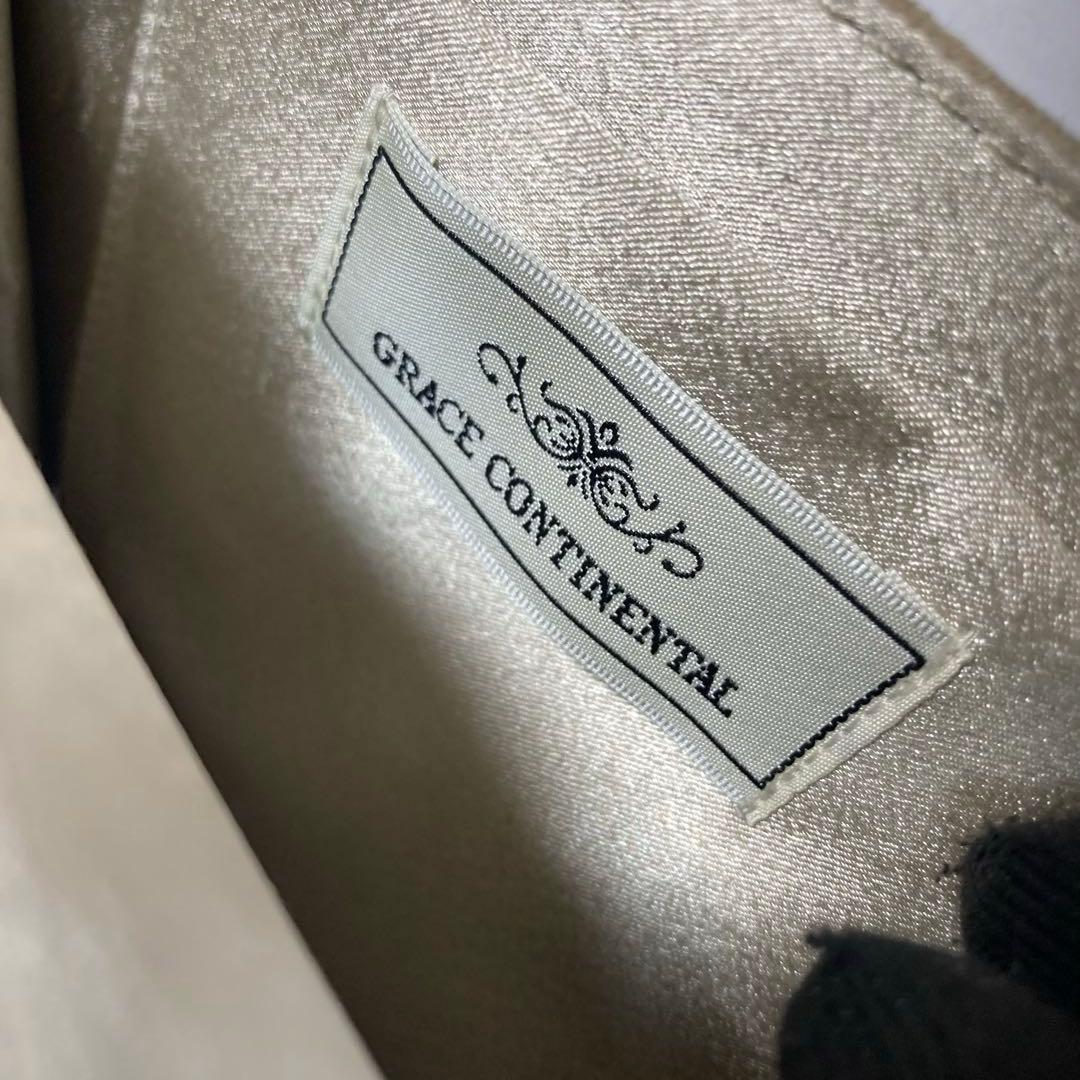 グレースコンチネンタル 2wayショルダーバッグ 花 ビーズ 刺繍 スパンコール