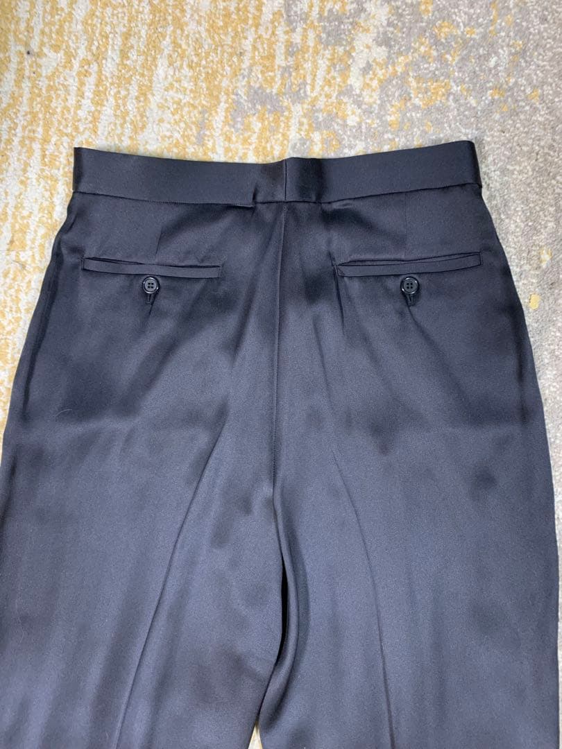 セリーヌ　フィービー期　シルク　ハーフパンツ黒　38 タグ付き