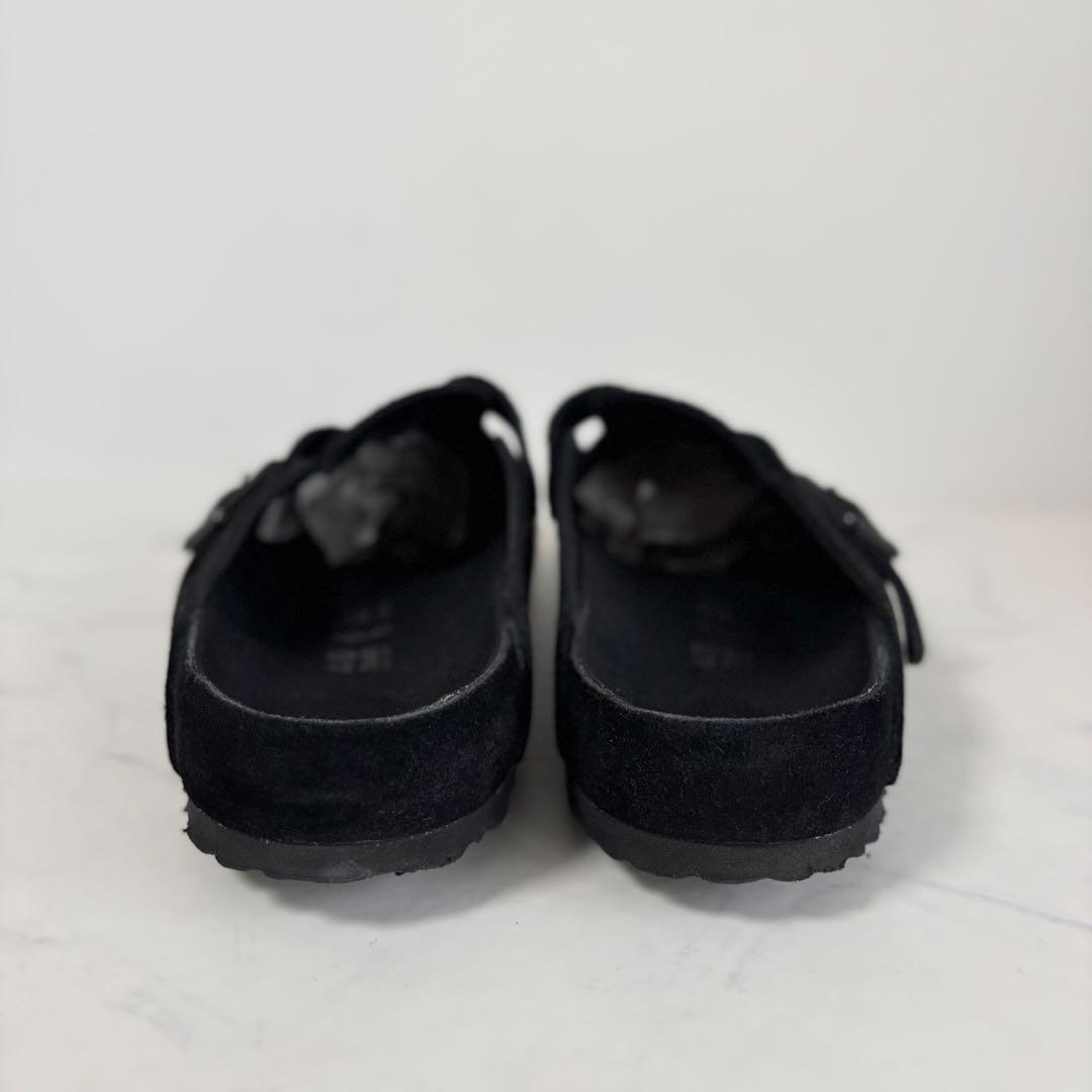 美品 ビルケンシュトック 40 ビームス別注 ボストン サンダル オールブラック