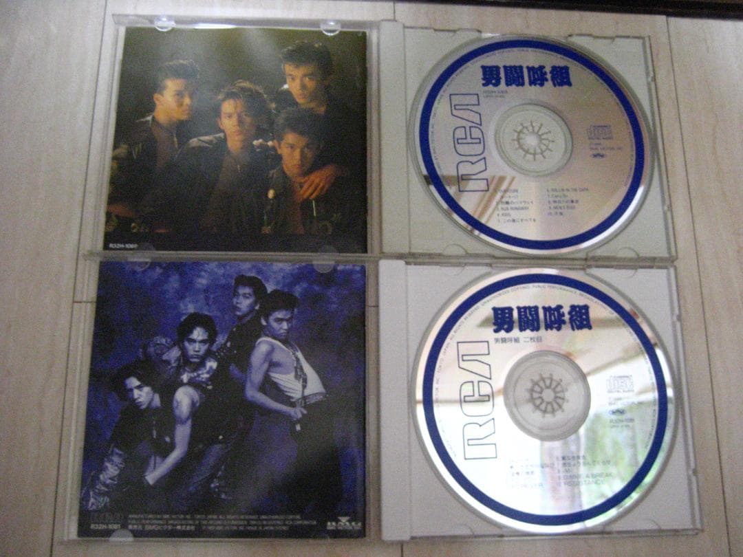 男闘呼組 4CD正規品＋シール＋雑誌切り抜き等 岡本健一成田昭次前田耕陽高橋一也