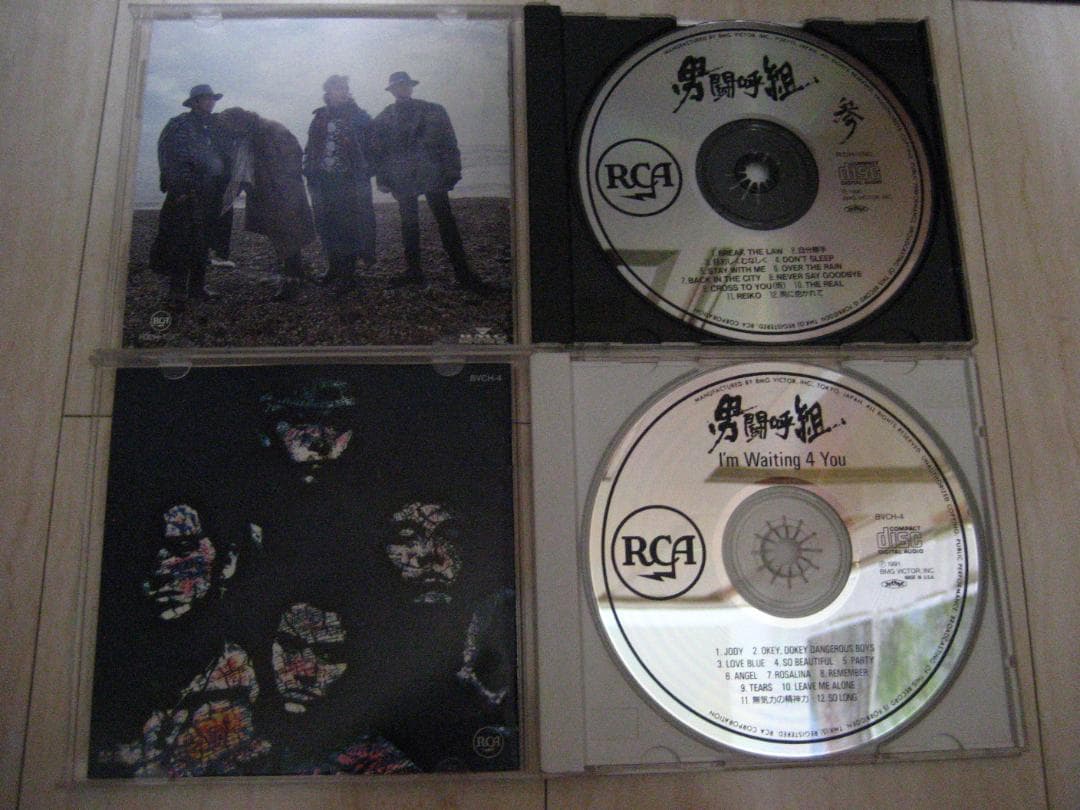 男闘呼組 4CD正規品＋シール＋雑誌切り抜き等 岡本健一成田昭次前田耕陽高橋一也