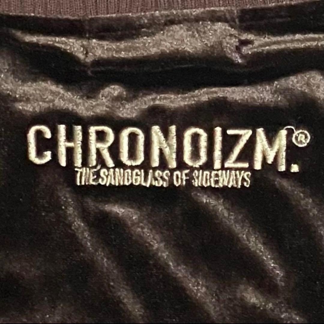 【美品】CHRONOIZM　クロノイズム　トラックジャケット　ベロア　刺繍ロゴ