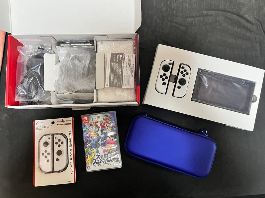 r*i様 Nintendo Switch グレー 本体と付属品 スマッシュブラザ