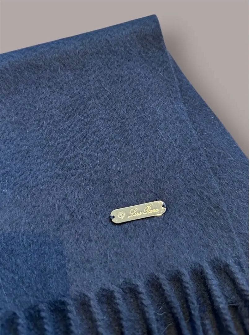 LoroPiana カシミア100% ロロピアーナ カシミアマフラー 大判