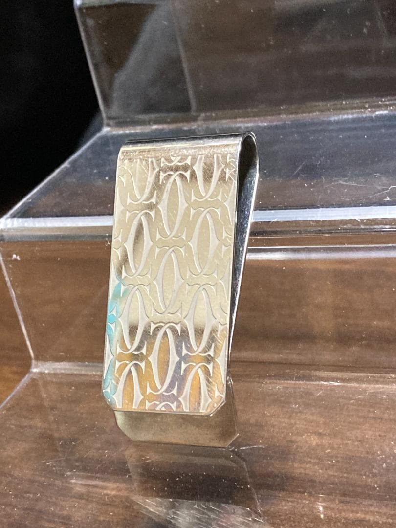 カルティエ Cドゥ 2C デコール マネークリップ ハッピーバースディ